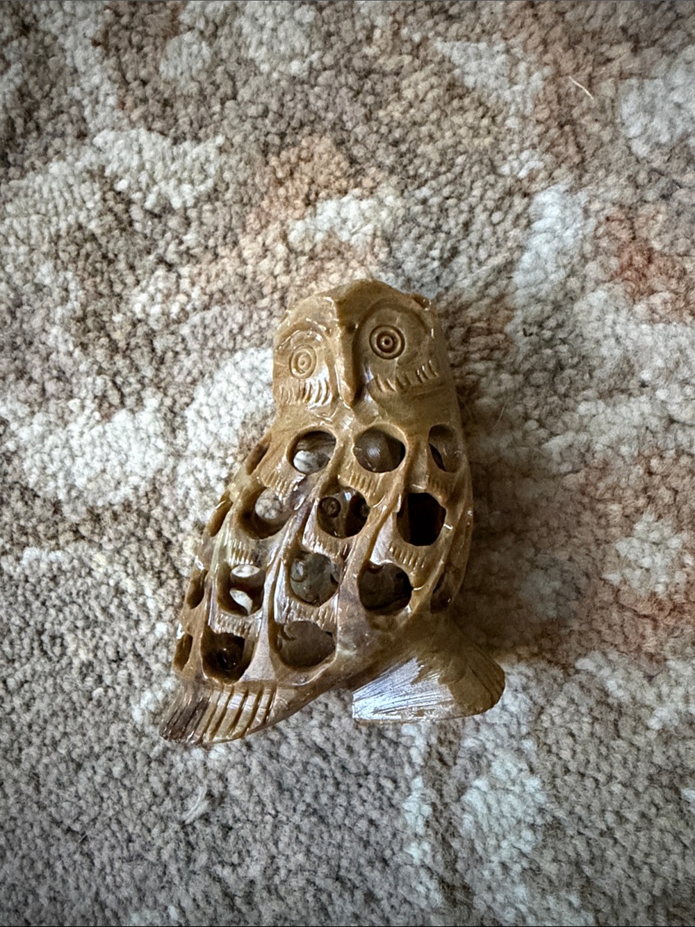 Vintage Brown Owl Natural Stone